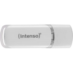Intenso Flash Line 32 GB - Type C Clé USB - Super Speed USB 3.1, Blanc