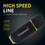 Intenso High Speed Line 128 Go, Clé USB 3.1, Noir/Jaune