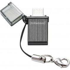 Intenso Intensto Mini Mobile Line Clé USB 2.0 16 Go Argent