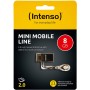Intenso Intensto Mini Mobile Line Clé USB 2.0 8 Go Argent