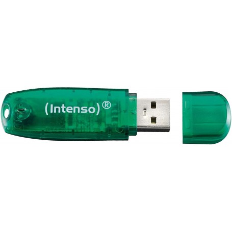 Intenso Rainbow Clé USB Drive 2.0 8 Go Vert