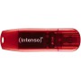 Intenso Rainbow Line 128 GB, Clé USB 2.0, Rouge