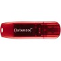 Intenso Rainbow Line 128 GB, Clé USB 2.0, Rouge