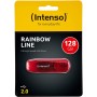 Intenso Rainbow Line 128 GB, Clé USB 2.0, Rouge