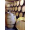 Tonneau de présentation NEUF à vin Non étanche à 8 cerclages galvanisés dis de Bourgogne, Capacité 228 Litres et 50kg au total F