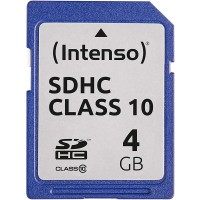 Intenso 4GB SDHC Carte mémoire SDHC 4 Go Classe 10 , Bleu