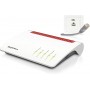 AVM Fritz!Box 7590 routeur sans Fil Gigabit Ethernet Bi-Bande (2,4 GHz / 5 GHz) 3G 4G Gris, Rouge, Blanc