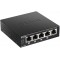 D-Link DES-1005P Switch 5 Ports 10/100Mbps dont 1 Ports supPortant le PoE - Métallique - PoE IEEE 802.3af - Budget PoE 15,4W - I