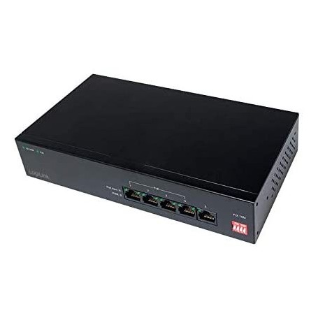 LogiLink NS0098 Commutateur 5 Ports Noir
