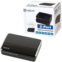 LogiLink NS0105 commutateur réseau Non-géré L2 Gigabit Ethernet (10/100/1000) Noir