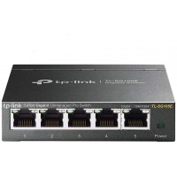 TP-Link Switch Ethernet (TL-SG105E) Gigabit 5 RJ45 Ports 10/100/1000Mbps Web Manageable, Idéal partage de connexion et mise en r