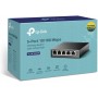 TP-Link Switch PoE (TL-SF1005P V2) 5 ports 10/100M, 4 ports PoE+, 67W pour tous les ports PoE, Boitier Métal, Installation facil