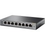 TP-Link Switch PoE (TL-SG108PE V4) 8 ports Gigabit, 4 ports PoE+, 64W pour tous les ports PoE, Boitier Métal, Gestion intelligen