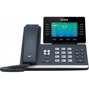 Yealink SIP-T54W téléphone fixe Noir Combiné filaire LCD 10 lignes Wifi - Téléphones fixes (Noir, Combiné filaire, Boutons, Sur 