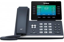 Yealink SIP-T54W téléphone fixe Noir Combiné filaire LCD 10 lignes Wifi - Téléphones fixes (Noir, Combiné filaire, Boutons, Sur 
