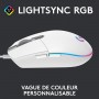 Logitech G203 LIGHTSYNC Souris Gaming avec Eclairage RVB Personnalisable, 6 Boutons Programmables, Capteur Niveau Gaming, 8 000 