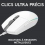 Logitech G203 LIGHTSYNC Souris Gaming avec Eclairage RVB Personnalisable, 6 Boutons Programmables, Capteur Niveau Gaming, 8 000 