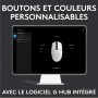 Logitech G203 LIGHTSYNC Souris Gaming avec Eclairage RVB Personnalisable, 6 Boutons Programmables, Capteur Niveau Gaming, 8 000 
