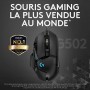 Logitech G502 HERO Souris Gamer Filaire Haute Performance, Capteur Gaming HERO 25K, 25 600 PPP, RVB, Poids Ajustable, 11 Boutons