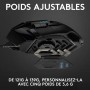 Logitech G502 HERO Souris Gamer Filaire Haute Performance, Capteur Gaming HERO 25K, 25 600 PPP, RVB, Poids Ajustable, 11 Boutons