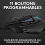 Logitech G502 HERO Souris Gamer Filaire Haute Performance, Capteur Gaming HERO 25K, 25 600 PPP, RVB, Poids Ajustable, 11 Boutons