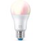 Telekom Ampoule Wi-Fi et Bluetooth LED réglable en couleur A60 60 W E27 2200 - 6500 K 8 W (équivalent à 60 W), A+