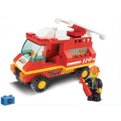 Jeu de construction Sluban Elements Town Series Camion de pompier