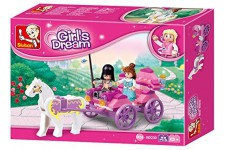 Jeu de construction SLUBAN Elements Girls Dream Series Princesse Carriage