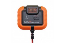 BLACK&DECKER BXAE00021 Chargeur de batterie et mainteneur pour moto/voiture. Maintenance 6-12V. 12 Ah jusqu'à 1,4 Amp, 1,5A-6V 1