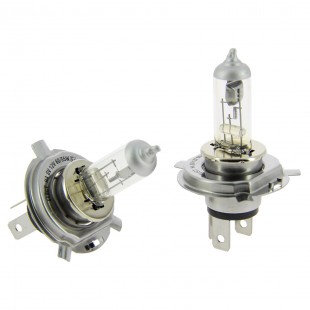 Michelin 008734 2 Ampoules H4 12 V 60 / 55W POWER+80% & 008789 2 Ampoules W5W 12 V