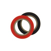 XLTECH 103730 2 rouleaux d'adhésif isolant 15mmx10m rouge/noir