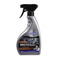 MICHELIN 008801" Moto Wash Nettoyant Total, 500 ML & 008805" Moto Lubrifiant Chaîne Road, 400 ML