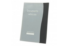 Porte Documents de Véhicule (Étui de Rangement Carnet d'Entretien, Carnet Constructeur, Constat Européen d'Accident)