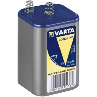 PILE BLOC D' ALIMENTATION LONGLIFE 4R25X (430) bloc 6V 7500 mAh VARTA idéal pour les lanternes de camping