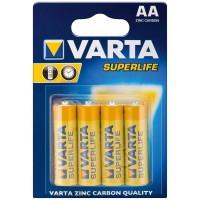 4 PILES SUPERLIFE R6 / AA (Mignon) VARTA