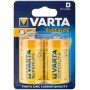 2 PILES SUPERLIFE R20/D (Mono) VARTA