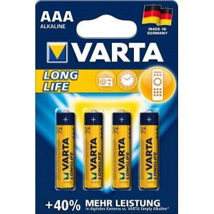 4 PILES LR03 / AAA (Micro) (4103) VARTA