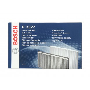 Bosch R2327 - Filtre d'habitacle anti-odeurs au charbon actif - filtre à poussière et à pollen