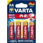 4 PILES MAX TECH LR6 / AA (Mignon) (4706) VARTA