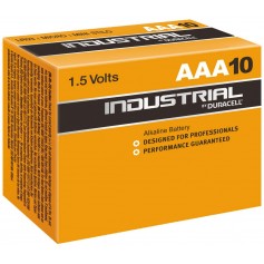 10 PILES LR03/AAA (Micro) (MN2400) INDUSTRIAL DURACELL