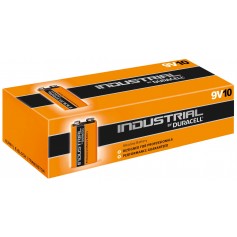 10 PILES 6LR61 / 9V Block (MN1604) INDUSTRIAL DURACELL