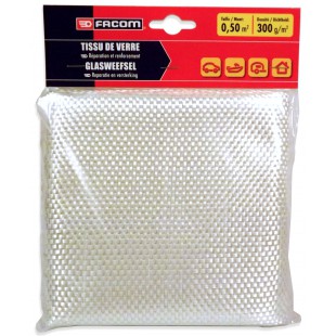 Facom 006048 Tissu de Verre 0,5m² Réparation et renforcement Carrosserie