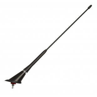 WRC 007504 Antenne de Toit Voiture Torsadée-Universelle-Simple Tige-40 cm