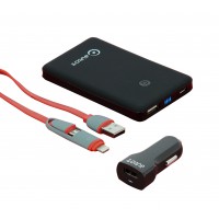 Auto-T 540224 Batterie Nomade 3.0 4000Mah + Kit Chargement 12/24 V