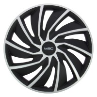 WRC 007598 - 4 Enjoliveurs 15" Pouces, Turbo Bicolore