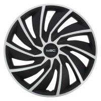 WRC 007599 - 4 Enjoliveurs 16" Pouces, Turbo Bicolore