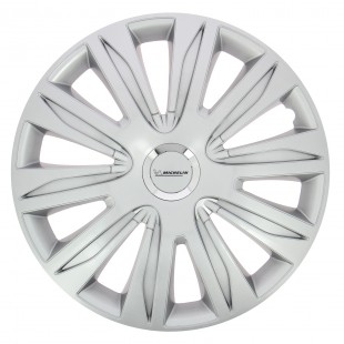 MICHELIN 9111 Boite 4 Enjoliveurs 16" NVS 42 Chrome, Pouces