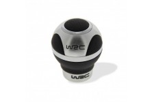 WRC 007303 Pommeau de Vitesse - 3 Faces Aluminium et Cuir Noir