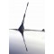 WRC 007370 Brin d'Antenne Aluminium Noir - Universel - 3 longueurs : 11, 16, 24 cm