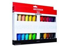 ROYAL TALENS Boite de 24 Peintures acrylique AMSTERDAM Introset III 20 ml